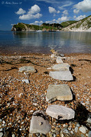 "Stepping Stones" at Lulworth Cove