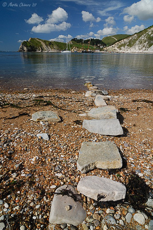 "Stepping Stones" at Lulworth Cove